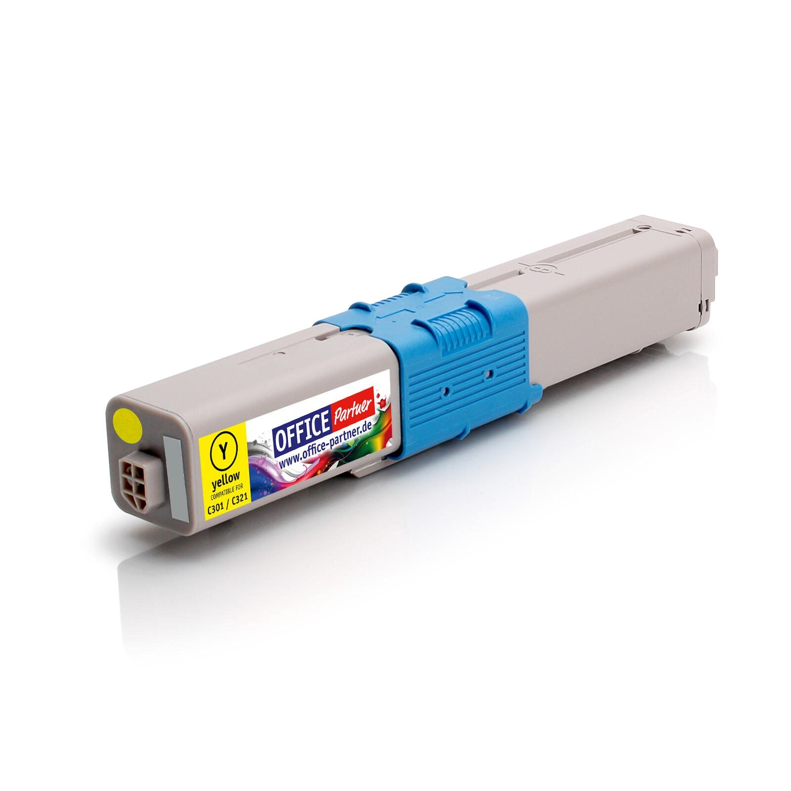 OFFICE-Partner Premium Toner alternativ zu OKI C301 / C321 Y - gelb OFFICE-Partner Premium Toner alternativ zu OKI C301 / C321 Y - gelb